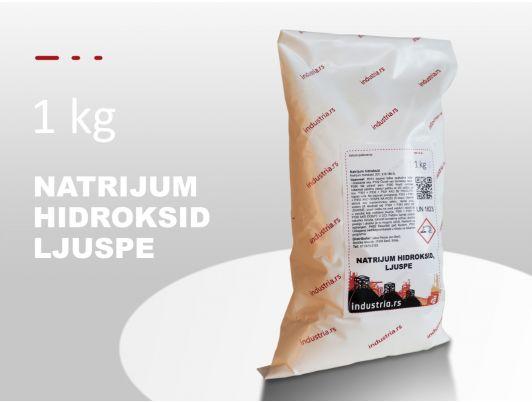 Natrijum hidroksid 1 Kg, PE vrećica