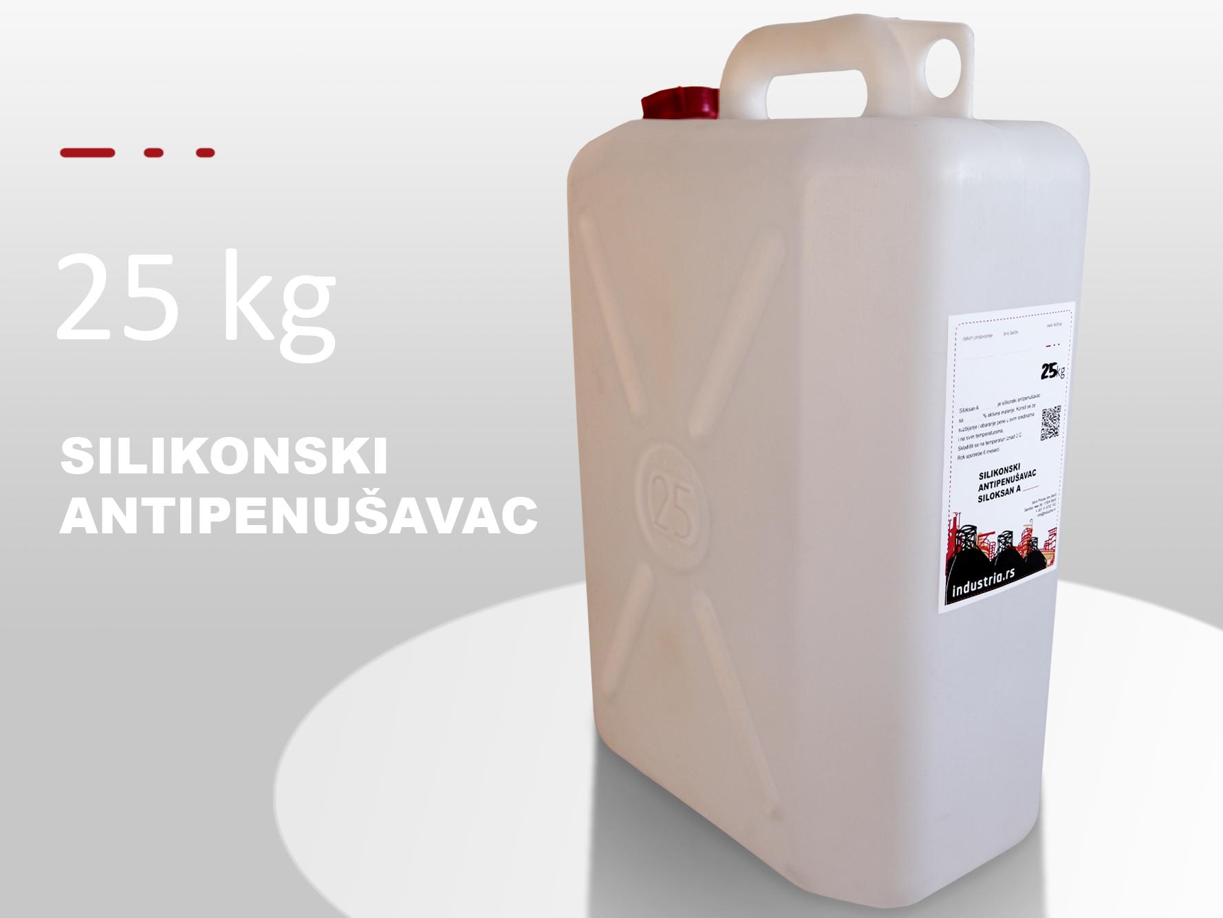 Silikonski antipenušavac Siloksan A1.30, prehrambeni kvalitet, 25 kg